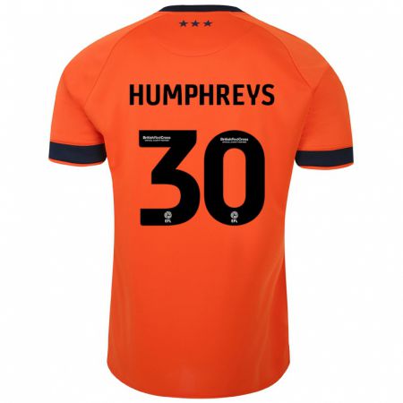 Kandiny Lapset Cameron Humphreys #30 Oranssi Vieraspaita 2023/24 Lyhythihainen Paita T-Paita