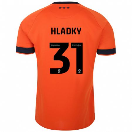 Kandiny Lapset Vaclav Hladky #31 Oranssi Vieraspaita 2023/24 Lyhythihainen Paita T-Paita