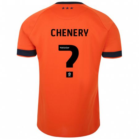 Kandiny Lapset George Chenery #0 Oranssi Vieraspaita 2023/24 Lyhythihainen Paita T-Paita