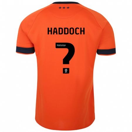 Kandiny Lapset Ben Haddoch #0 Oranssi Vieraspaita 2023/24 Lyhythihainen Paita T-Paita