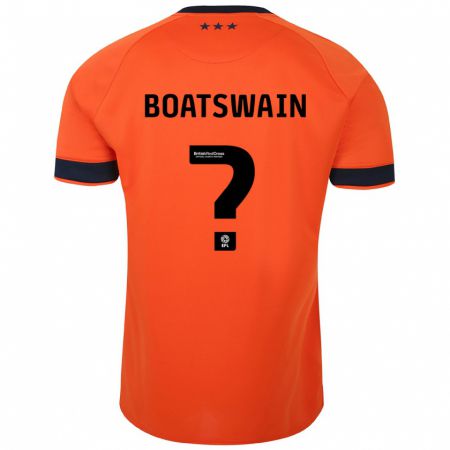 Kandiny Lapset Ashley Boatswain #0 Oranssi Vieraspaita 2023/24 Lyhythihainen Paita T-Paita