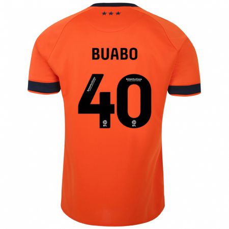 Kandiny Lapset Gerard Buabo #40 Oranssi Vieraspaita 2023/24 Lyhythihainen Paita T-Paita