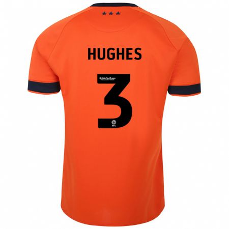 Kandiny Lapset Summer Hughes #3 Oranssi Vieraspaita 2023/24 Lyhythihainen Paita T-Paita