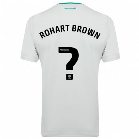 Kandiny Lapset Thierry Rohart-Brown #0 Valkoinen Vieraspaita 2023/24 Lyhythihainen Paita T-Paita