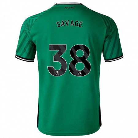 Kandiny Lapset Remi Savage #38 Vihreä Vieraspaita 2023/24 Lyhythihainen Paita T-Paita