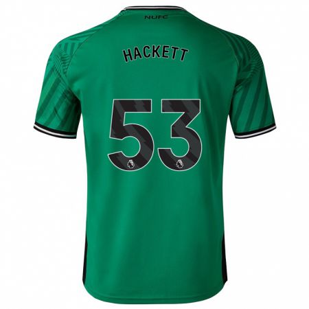 Kandiny Lapset Jordan Hackett #53 Vihreä Vieraspaita 2023/24 Lyhythihainen Paita T-Paita