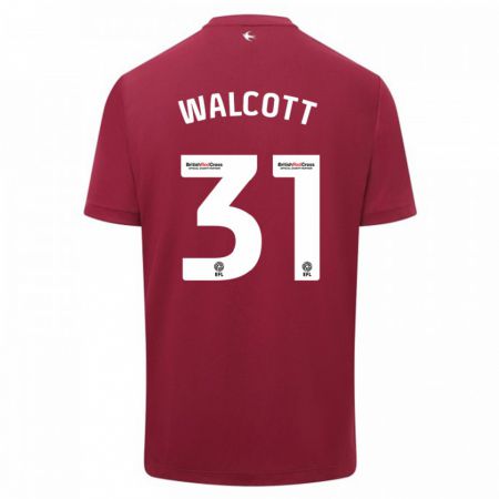 Kandiny Lapset Malachi Fagan-Walcott #31 Punainen Vieraspaita 2023/24 Lyhythihainen Paita T-Paita