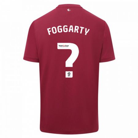 Kandiny Lapset Corey Foggarty #0 Punainen Vieraspaita 2023/24 Lyhythihainen Paita T-Paita