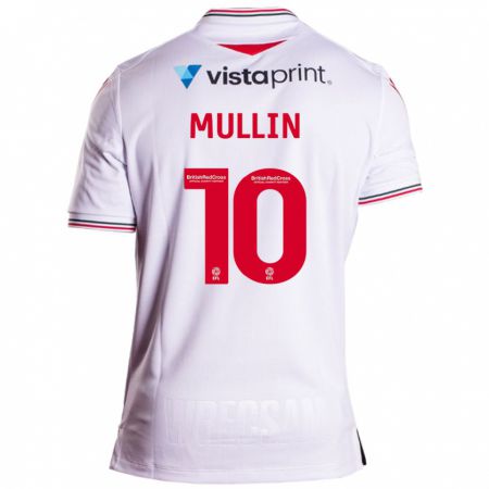 Kandiny Lapset Paul Mullin #10 Valkoinen Vieraspaita 2023/24 Lyhythihainen Paita T-Paita