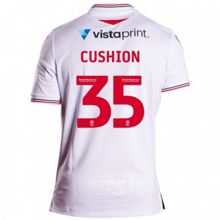 Kandiny Lapset Owen Cushion #35 Valkoinen Vieraspaita 2023/24 Lyhythihainen Paita T-Paita