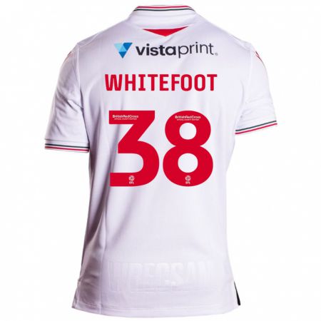Kandiny Lapset Lily Whitefoot #38 Valkoinen Vieraspaita 2023/24 Lyhythihainen Paita T-Paita