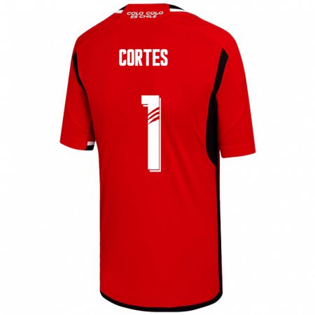 Kandiny Lapset Brayan Cortés #1 Punainen Vieraspaita 2023/24 Lyhythihainen Paita T-Paita