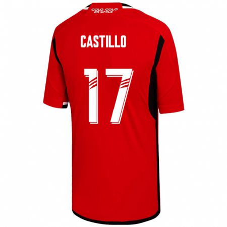 Kandiny Lapset Fabián Castillo #17 Punainen Vieraspaita 2023/24 Lyhythihainen Paita T-Paita