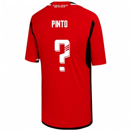 Kandiny Lapset Matías Pinto #0 Punainen Vieraspaita 2023/24 Lyhythihainen Paita T-Paita