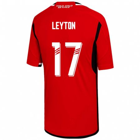 Kandiny Lapset Geraldine Leyton #17 Punainen Vieraspaita 2023/24 Lyhythihainen Paita T-Paita