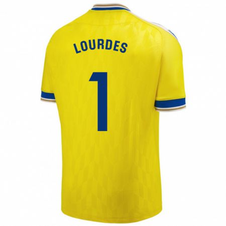 Kandiny Miesten Lourdes #1 Keltainen Kotipaita 2023/24 Lyhythihainen Paita T-Paita