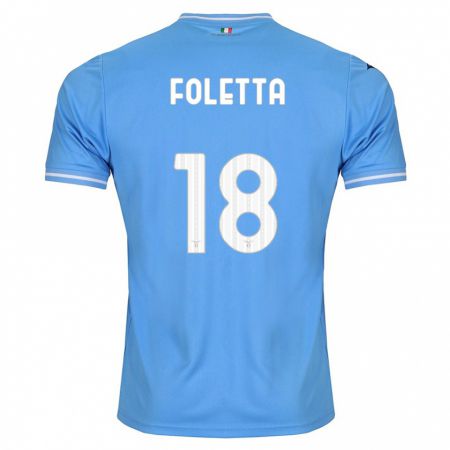 Kandiny Miesten Isabella Foletta #18 Sininen Kotipaita 2023/24 Lyhythihainen Paita T-Paita