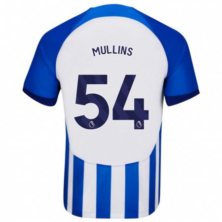Kandiny Miesten Jamie Mullins #54 Sininen Kotipaita 2023/24 Lyhythihainen Paita T-Paita