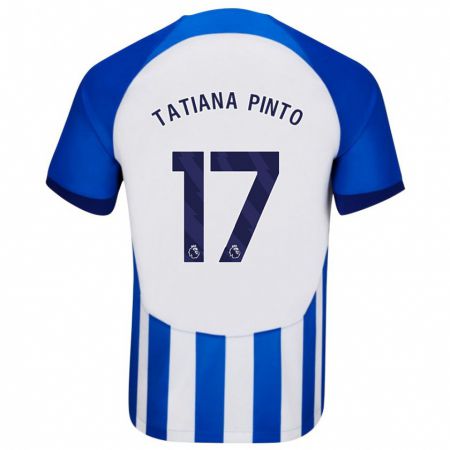 Kandiny Miesten Tatiana Vanessa Ferreira Pinto #17 Sininen Kotipaita 2023/24 Lyhythihainen Paita T-Paita