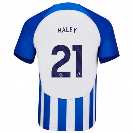 Kandiny Miesten Madison Haley #21 Sininen Kotipaita 2023/24 Lyhythihainen Paita T-Paita