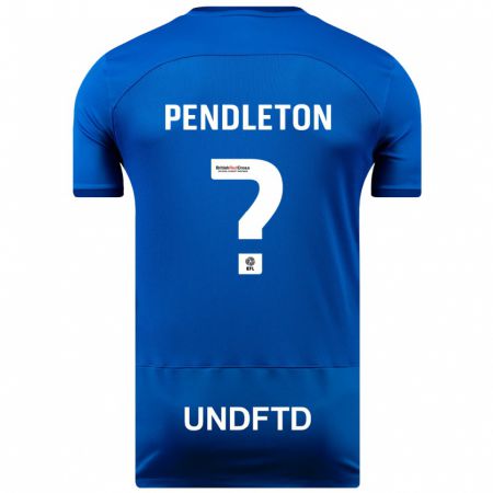 Kandiny Miesten Byron Pendleton #0 Sininen Kotipaita 2023/24 Lyhythihainen Paita T-Paita