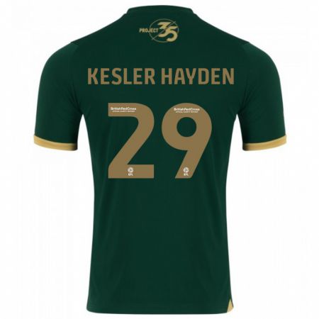 Kandiny Miesten Kaine Kesler-Hayden #29 Vihreä Kotipaita 2023/24 Lyhythihainen Paita T-Paita