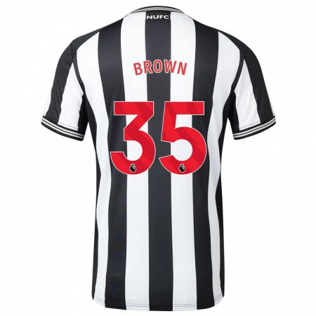 Kandiny Miesten Will Brown #35 Musta Valkoinen Kotipaita 2023/24 Lyhythihainen Paita T-Paita