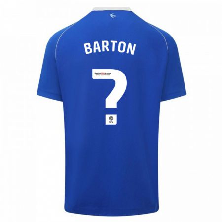 Kandiny Miesten Mannie Barton #0 Sininen Kotipaita 2023/24 Lyhythihainen Paita T-Paita