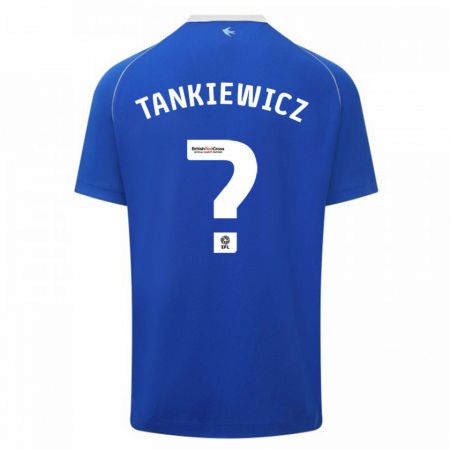 Kandiny Miesten Rob Tankiewicz #0 Sininen Kotipaita 2023/24 Lyhythihainen Paita T-Paita