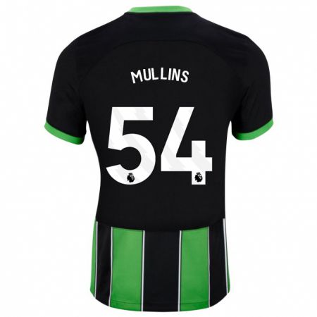 Kandiny Miesten Jamie Mullins #54 Musta Vihreä Vieraspaita 2023/24 Lyhythihainen Paita T-Paita