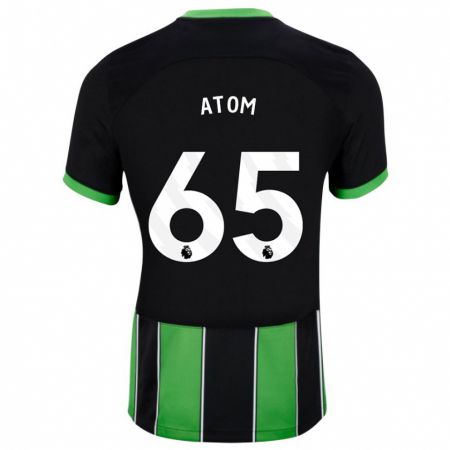 Kandiny Miesten Noel Atom #65 Musta Vihreä Vieraspaita 2023/24 Lyhythihainen Paita T-Paita