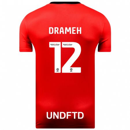 Kandiny Miesten Cody Drameh #12 Punainen Vieraspaita 2023/24 Lyhythihainen Paita T-Paita