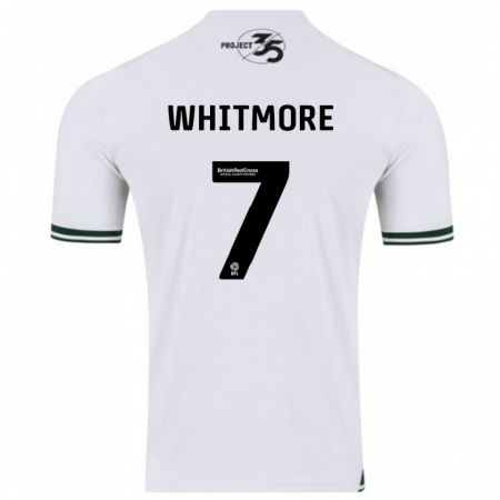 Kandiny Miesten Charlotte Whitmore #7 Valkoinen Vieraspaita 2023/24 Lyhythihainen Paita T-Paita