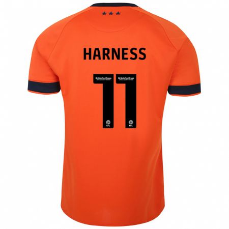 Kandiny Miesten Marcus Harness #11 Oranssi Vieraspaita 2023/24 Lyhythihainen Paita T-Paita