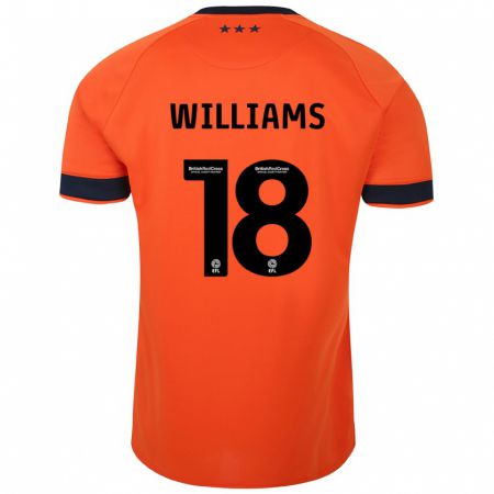 Kandiny Miesten Brandon Williams #18 Oranssi Vieraspaita 2023/24 Lyhythihainen Paita T-Paita