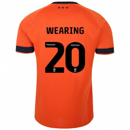 Kandiny Miesten Megan Wearing #20 Oranssi Vieraspaita 2023/24 Lyhythihainen Paita T-Paita