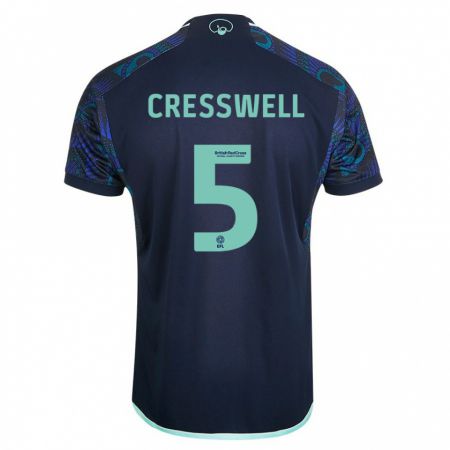 Kandiny Miesten Charlie Cresswell #5 Sininen Vieraspaita 2023/24 Lyhythihainen Paita T-Paita
