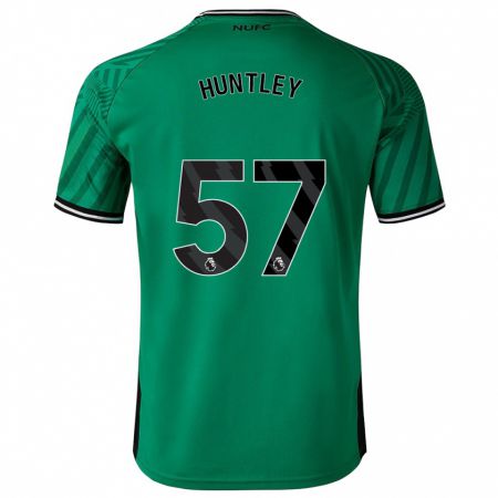 Kandiny Miesten James Huntley #57 Vihreä Vieraspaita 2023/24 Lyhythihainen Paita T-Paita