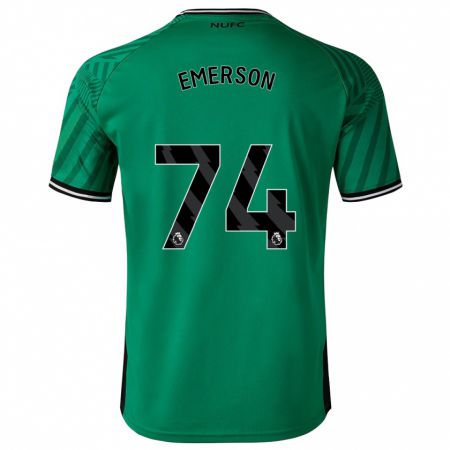 Kandiny Miesten Johnny Emerson #74 Vihreä Vieraspaita 2023/24 Lyhythihainen Paita T-Paita