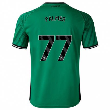 Kandiny Miesten Darren Palmer #77 Vihreä Vieraspaita 2023/24 Lyhythihainen Paita T-Paita