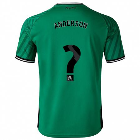 Kandiny Miesten Will Anderson #0 Vihreä Vieraspaita 2023/24 Lyhythihainen Paita T-Paita