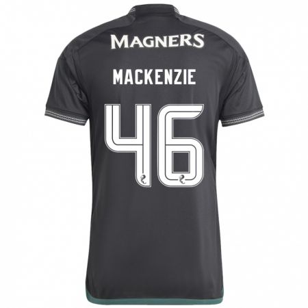 Kandiny Miesten Magnus Mackenzie #46 Musta Vieraspaita 2023/24 Lyhythihainen Paita T-Paita