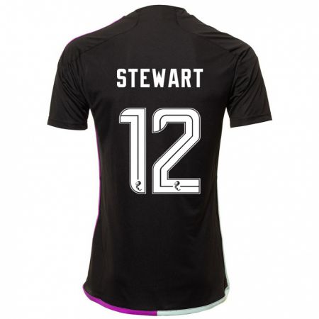 Kandiny Miesten Hannah Stewart #12 Musta Vieraspaita 2023/24 Lyhythihainen Paita T-Paita