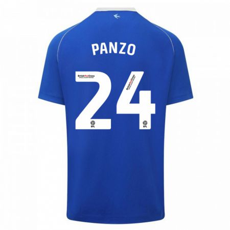 Kandiny Naisten Jonathan Panzo #24 Sininen Kotipaita 2023/24 Lyhythihainen Paita T-Paita