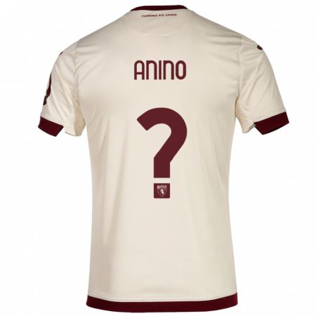 Kandiny Naisten Riccardo Anino #0 Samppanja Vieraspaita 2023/24 Lyhythihainen Paita T-Paita