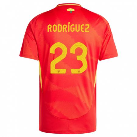 Kandiny Lapset Espanja Misa Rodriguez #23 Punainen Kotipaita 24-26 Lyhythihainen Paita T-Paita