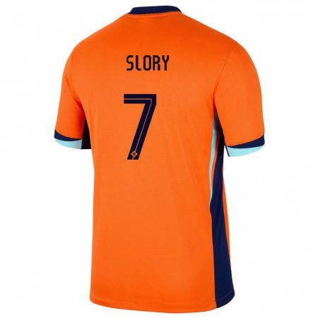 Kandiny Lapset Alankomaat Jaden Slory #7 Oranssi Kotipaita 24-26 Lyhythihainen Paita T-Paita