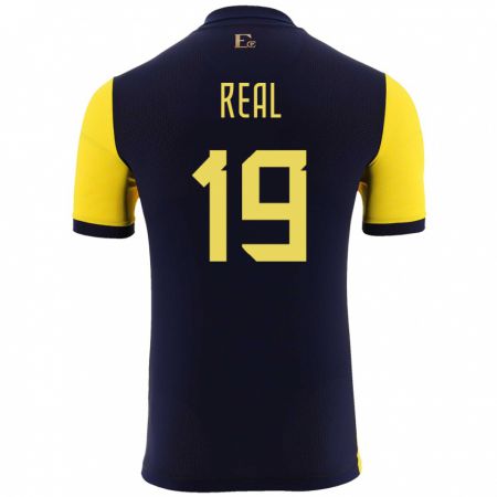 Kandiny Lapset Ecuador Kerlly Real #19 Keltainen Kotipaita 24-26 Lyhythihainen Paita T-Paita