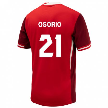 Kandiny Lapset Kanada Jonathan Osorio #21 Punainen Kotipaita 24-26 Lyhythihainen Paita T-Paita