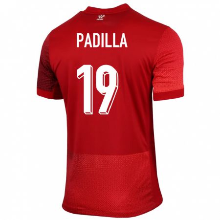 Kandiny Lapset Puola Natalia Padilla #19 Punainen Vieraspaita 24-26 Lyhythihainen Paita T-Paita